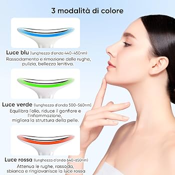 massaggiatore viso e collo