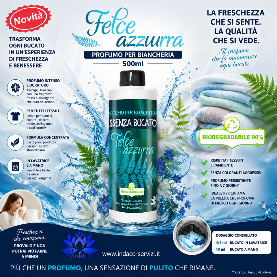 felce azzurra profumo bucato