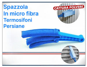 Spazzola per veneziane e termosifoni