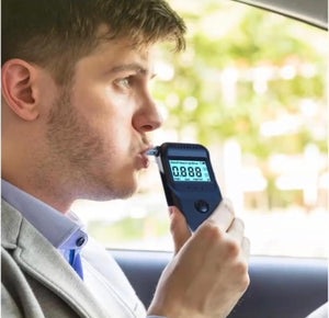 Etilometro Portatile Certificato-Alcol Test con Display LCD