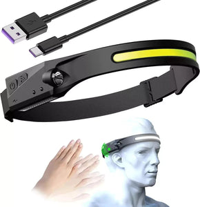Torcia LED Testa Frontale USB