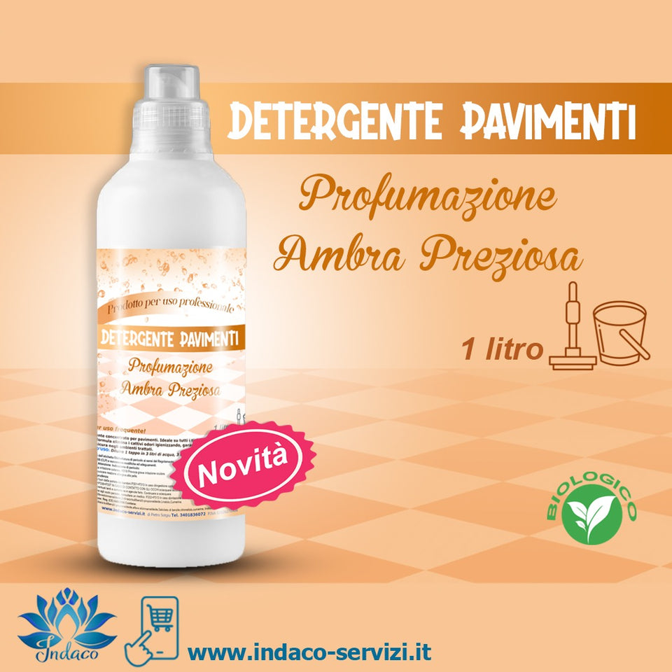 lavapavimenti biologico Ambra Preziosa 1litro