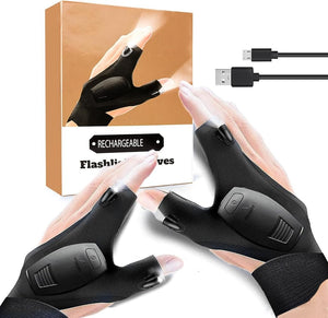 guanto led usb